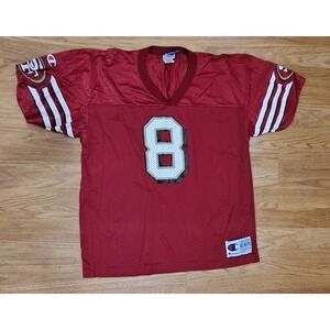 Champion Steve Young San Francisco 49ers Red Jersey Size Youth XL